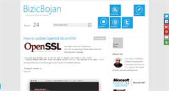 Desktop Screenshot of bizicbojan.com